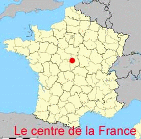 Localisation de  Bourges sur la carte de France